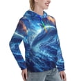 thumbnail image 6 of Xecao Beautiful Ocean Dolphin Pattern Hoodies for Women Sweatshirts Long Sleeve Sweatshirts Pullover Outfits with Pocket-XX-Large, 6 of 7