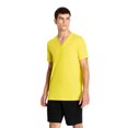 thumbnail image 1 of Camiseta Armani Exchange Basic Pima con cuello en V para hombre Cyber Yellow, 1 of 5