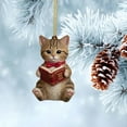 thumbnail image 5 of 2D Acrylic Animal Cat Charms, Cute Flat Animal Series Pendant for Backpack Keychain Car Rearview Mirror Decor, Lightweight Decorative Ornament for Kids Girls Daily Use, 5 of 6
