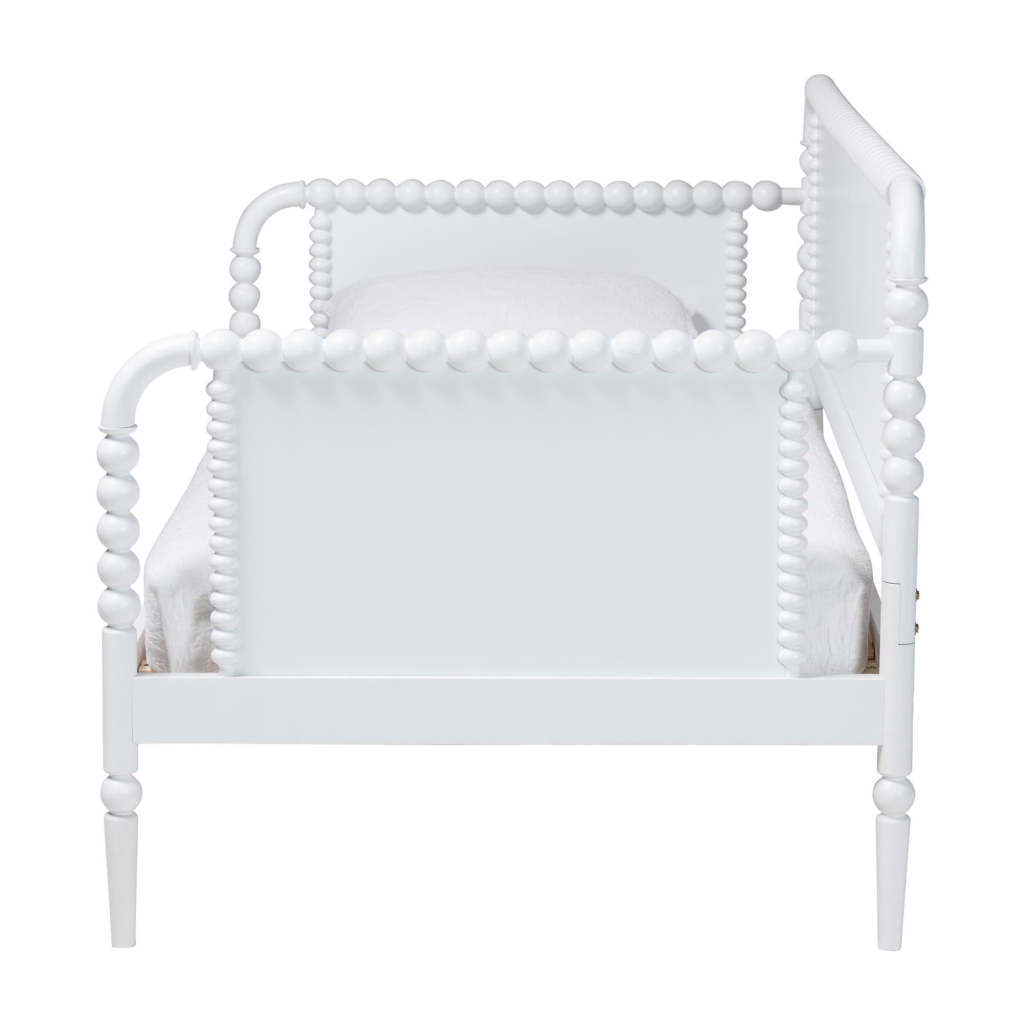 Baxton Studio Lucera Traditional Daybed, Twin, White