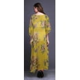 thumbnail image 4 of Bimba Kaftan Floral pour Femmes, Tenue d'Intérieur de Vacances, Robe Maxi, Couvre-Maillot de Plage - 4X-5X, 4 of 5