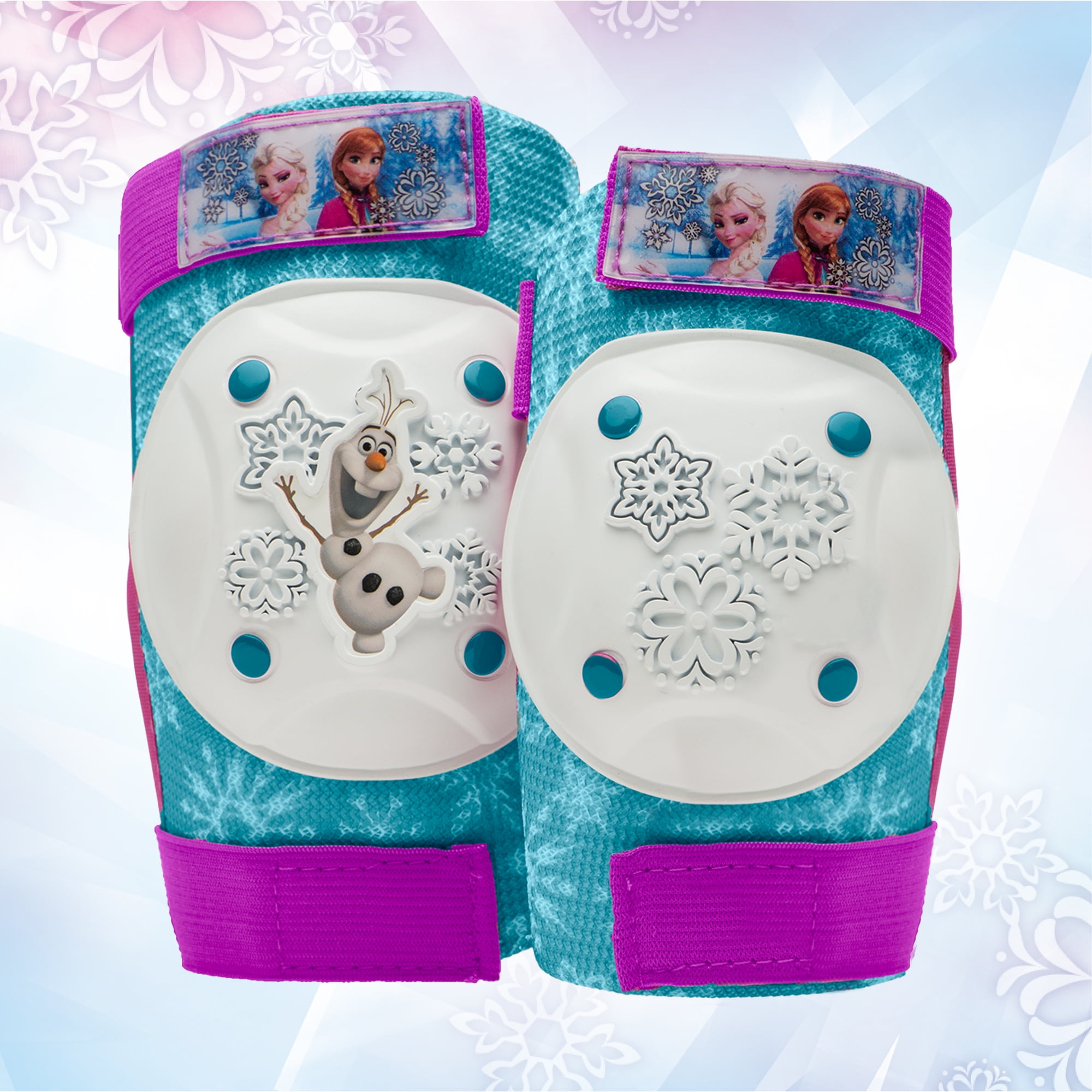 bell frozen 2 elbow & knee pad set with bike bell value pack