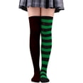 thumbnail image 5 of LINLIN 5 Pairs Womens Knee High Socks stretchy striped Stocking Thigh High Socks, 5 of 6
