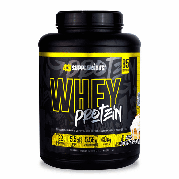 43 Whey Protein 3 kg Vainilla 43 Supplements negro