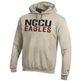 thumbnail image 2 of Men's Champion Heathered Oatmeal North Carolina Central Eagles Eco Powerblend Pullover Hoodie, 2 of 3