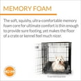 thumbnail image 4 of K&H Pet Products Memory Foam Crate Pad, Grey, 20" x 25", 4 of 9