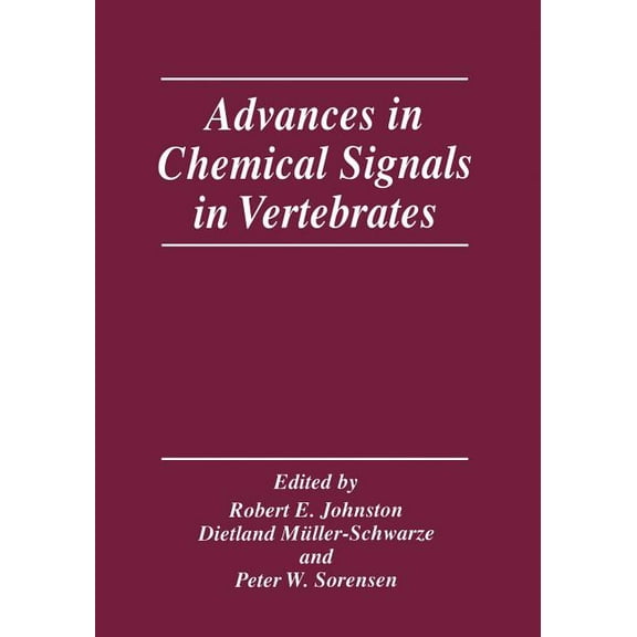Advances in Chemical Signals in Vertebrates, (Paperback)