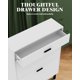 thumbnail image 5 of QinaQin Zapatera de 2 puertas con 3 cajones, organizador de MDF para entrada, pasillo o recámara, diseño moderno y ahorrador de espacio, 5 of 8