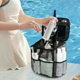 thumbnail image 2 of TIELUTT Travel Toiletry Bag for Women Large Hanging Cosmetic Makeup Mesh Shower Bathroom Organizer over Toilet Small Bathroom Can Towel Rack Heated Towel Racks for Bathroom Towel Racks for Bathroom, 2 of 4