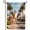 D, variant on XaaKee Yard Flags Vintage LA Safari Giraffe Convertible Palm Trees Yard Flag Double-sided High-Quality White Linen Spring Garden Flag Home Yard Banner 12x18Inch