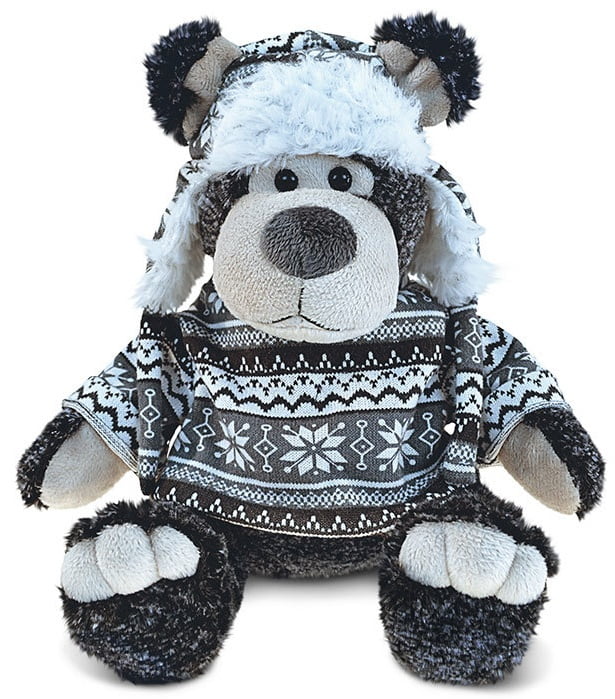 realistic black bear plush