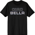 thumbnail image 3 of Ciao Bella Adult Black Crew Neck Short Sleeve Tee-3XL, 3 of 4