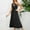 Black, variant on Jerdar Women's One Shoulder Cutout Pleated Maxi Dress Sleeveless High Slit Formal Evening Party Bridesmaid Dresses L