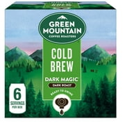 Green Mountain Coffee Roasters Dark Magic, Ready to Drink Coffee, Cold Brew Coffee, Dark Roast Coffee, 72 fl oz