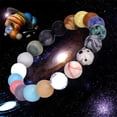 thumbnail image 4 of Fiudx Pulsera Solar, Banda Curativa de Tamaño Ajustable, Piedra de Chakra Ligera, Diseño de Perla Galáctica, Regalo para Ella o Él, Ideal para Fiestas y Celebridades, Accesorios a Juego para Parejas,, 4 of 4