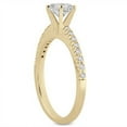 thumbnail image 2 of SZUL Women's 1 Carat TW Diamond Fishtail Pave Ring in 14K Yellow Gold  (J-K-L Color, I2-I3 Clarity), 2 of 3