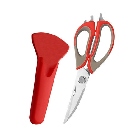 

Polishing Stone Kitchen Shears Ultra Sharp Stainless Steel Multifunctional Stainless Steel Kitchen Detachable Shears Heavy Duty Meat Scissors Chicken Poultry Fish Herbs Food Scissors