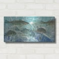 thumbnail image 3 of Luxe Metal Art ' Inside Flats' by Jim Roberts, Metal Wall Art, 24"x12", 3 of 10