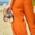 thumbnail image 3 of Minnetonka Women’s Brecca, Brenn, & Brida Ornamented Comfortable Sandals, Brecca, Black Turq, Size 7, 3 of 5