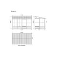 thumbnail image 3 of Gazebo Penguin Florence Add-A-Room 8 ft. x 16 ft. in Slate, 3 of 9