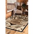 United Weavers Legends Area Rug 910-02750 Leopard Face Black Leopard ...