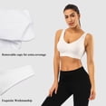 thumbnail image 4 of Comfort Bra, 2 Pack Seamless Removable Pads Sleep Bras, Yoga Bra, Sports Bras for Women, 4 of 6