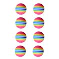 thumbnail image 3 of 8pcs 38mm Rainbow EVA Ball Practice Indoor Training Aid Training Ball (Colorful), 3 of 5