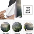 thumbnail image 4 of Peel and Stick Wallpaper Waterproof Morning Tropical Rainforest Wall Mural Decor Self Adhesive and Removable 69in x 98in, 4 of 8