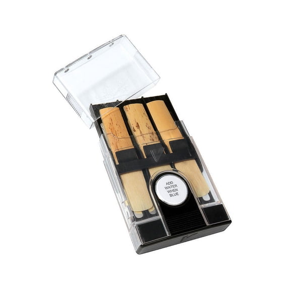 Vandoren Hygro Case for Bass Clar/Tenor Sax/Bari Sax; Holds 6 Reeds