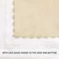 thumbnail image 4 of Cortina XiDi, color beige, doble capa, transparente y opaca, diseño de estrella, 4 of 8