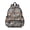 Basketball and Heart Gray Pattern, variant on Basketball and Hoop Black Pattern Cute School Backpack with Padded Back and Adjustable Shoulder Straps 13.4"x11"x4.7"