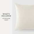 thumbnail image 4 of Noble Linens Stone Washed and Distressed Cotton Decor Throw Pillows, 4 of 7