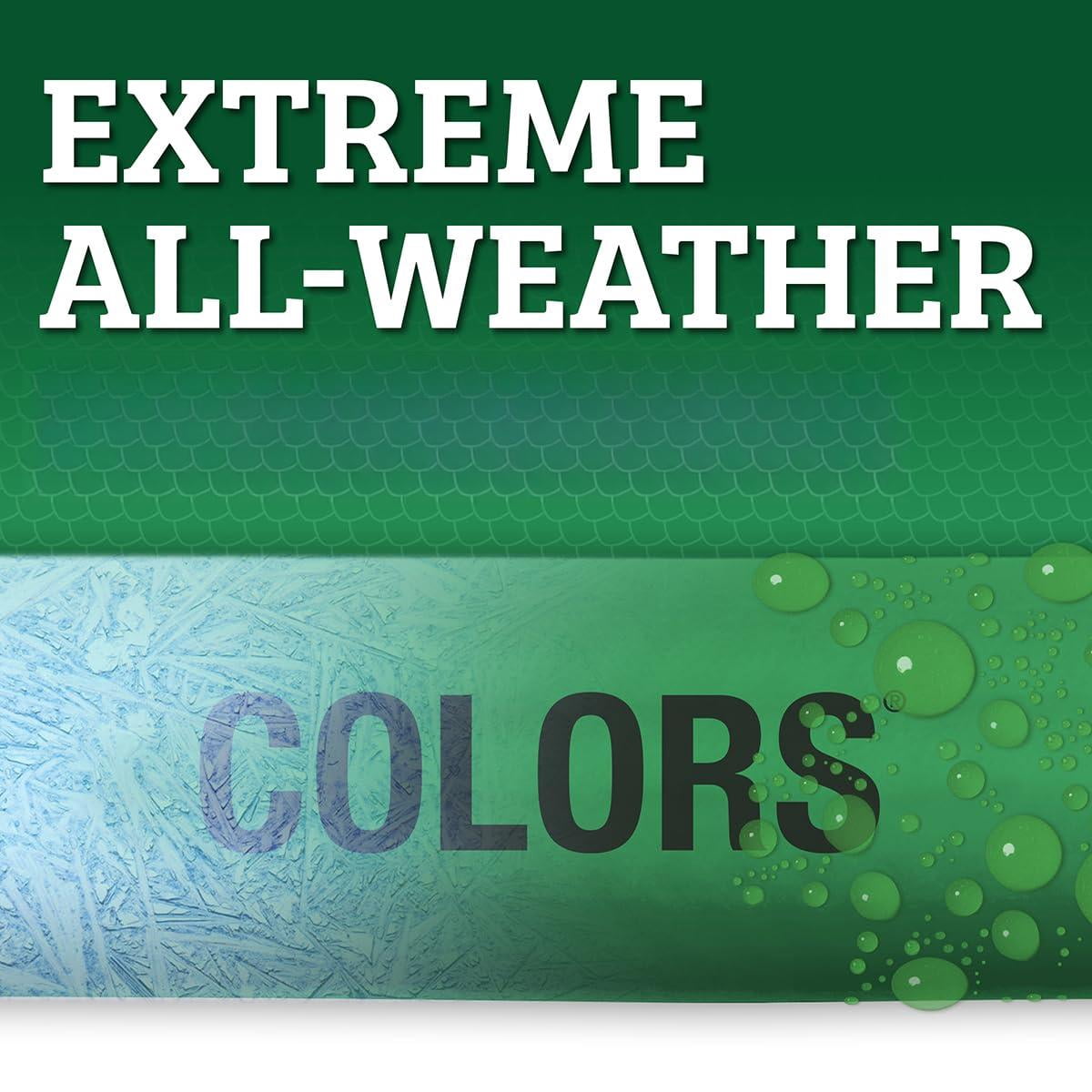 Colors Swivelgrip Garden Hose 5/8 In. X 10 Ft.  Lightweight All-weather Water Durable And Flexible Leak-free Connections Forest Green