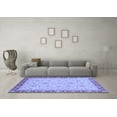 thumbnail image 3 of Ahgly Company Indoor Rectangle Oriental Blue Traditional Area Rugs, 8' x 10', 3 of 4