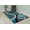 Turquoise Blue, variant on Premium 3D Hand Carved Modern 8X10 8X11 Rug Contemporary 327 Turquoise Blue