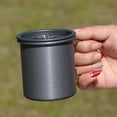 thumbnail image 5 of Ultralight Camping Mug, Food-Grade Aluminum Portable Water Cup, 300ml Boiling Kettle for Hiking, Mountaineering, Outdoor Cooking, Compact Travel Accessory, 5 of 9