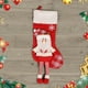 thumbnail image 5 of Media navideña grande de 45 cm de punto con diseño de Papá Noel, muñeco de nieve y reno, ideal para regalar en la chimenea, de lana suave y duradera | Decoración navideña acogedora multicolor para, 5 of 8