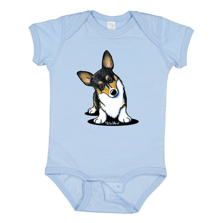 

Inktastic Tri Color Corgi Gift Baby Boy or Baby Girl Bodysuit