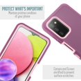 thumbnail image 3 of Value Pack ! for Samsung Galaxy A03S Phone Case 360° Cover Clip Kickstand Holster Hybrid Shock Bumper with Built In Screen Protector, 3 of 4