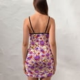 thumbnail image 4 of Ladies Elegant Sling Sleeveless Sexy Dress floral, 4 of 6