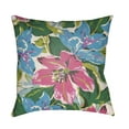 thumbnail image 1 of Surya LOTA-TROP1-2626 Lolita 26" Wide Square Botanical Flowers Polyester Outdoor Accent, 1 of 1
