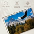 thumbnail image 6 of Elephant Stock Grand Teton Eagle Wall Art - Horizontal Canvas Wall Art - Living Room Wall Decor - Animal Canvas - Blue And Brown Decor - 51" x 34", 6 of 8