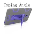 thumbnail image 4 of Goldcherry for Galaxy Tab A 8.0 SM-T380 Case.Hybrid Shockproof Rugged Anti-Impact Drop Protection Cover Built-In Kickstand For Samsung Galaxy Tab A 8.0 2017 SM-T380 T385(Gray/Purple), 4 of 8