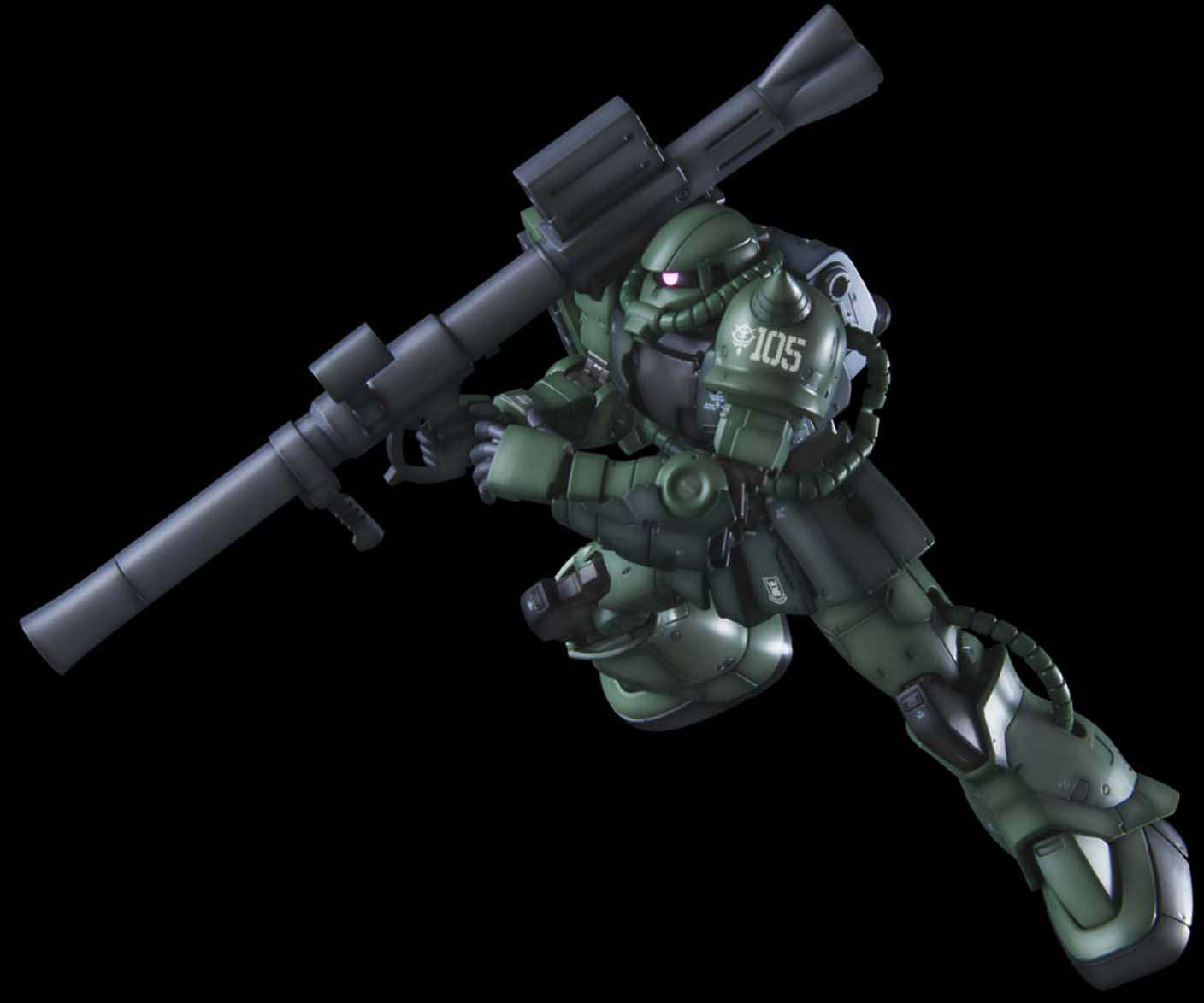 Bandai Hobby Gundam The Origin HGUC Zaku II Type C-6 / R6 - Kit Modellistico 1/144 Scale, HG, Assemblaggio Senza Colla