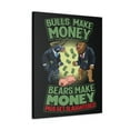 thumbnail image 3 of Bulls Make Money Bears Make Money Pigs Get Slaughtered Canvas Wall Art - Wall Street Wisdom, 3 of 20