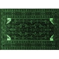 thumbnail image 1 of Ahgly Company Indoor Rectangle Persian Emerald Green Traditional Area Rugs, 2' x 4', 1 of 4