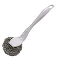 thumbnail image 1 of Classic Kitchen Accessories, 1PCS Scrubber with Handle Comes 1PCS Short Handle Stainless Scrubber with 1PCS Replacement Wire Scrubber for Pots and Pans, 1 of 5