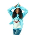 thumbnail image 3 of LankyBox Thicc Shark Long Sleeve Boy's Blue Cosplay Hoodie-8, 3 of 8