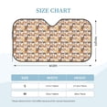 thumbnail image 3 of Bingfone Cute Puppy Car Windshield Sunshade,Sun Foldable Sun Shield Sun Visor for Car - Small, 3 of 8