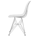 thumbnail image 3 of LeisureMod Cresco Molded Eiffel Side Chair-Color:Clear, 3 of 7